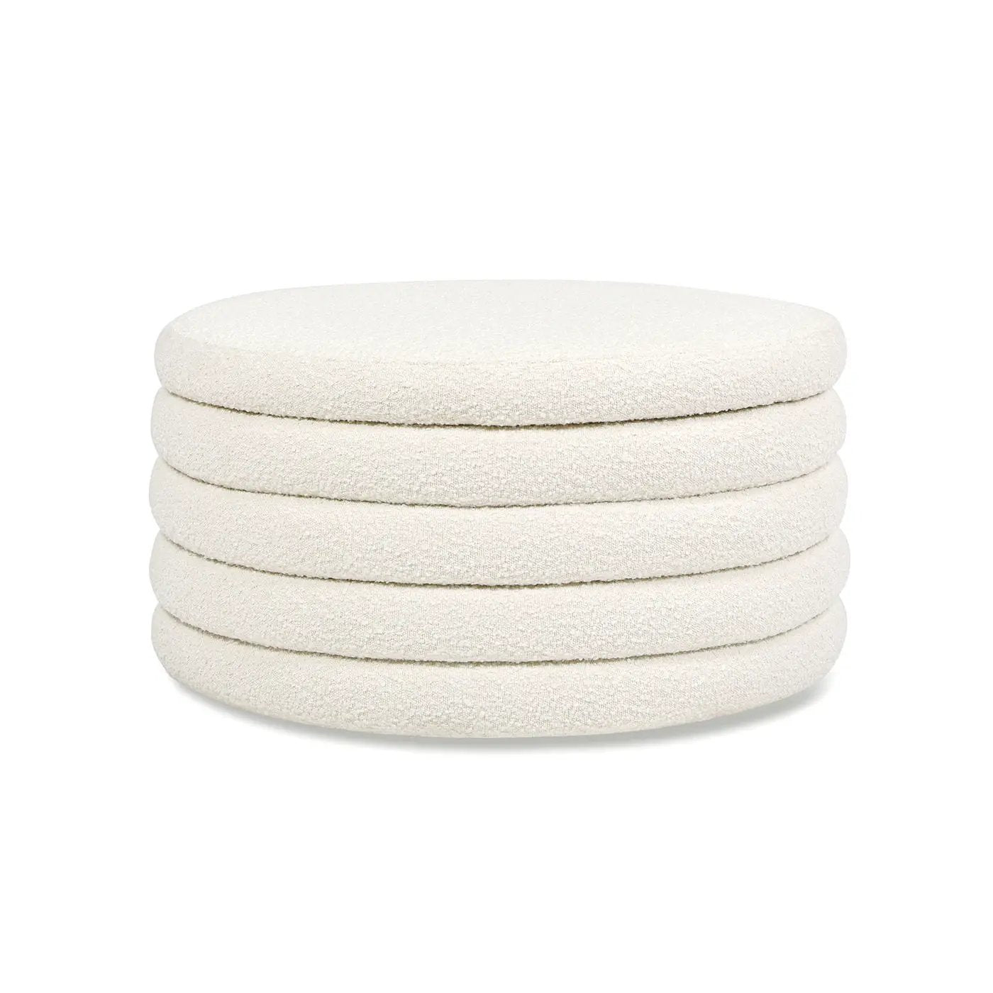 Fuji - Oversized Round Storage Ottoman by Unique Piece Furniture