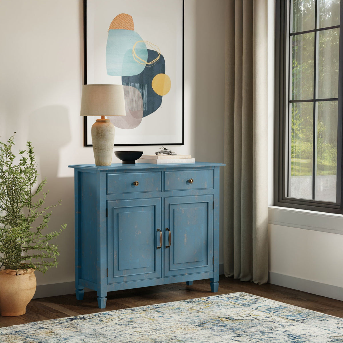 Entryway Storage Cabinet with Adjustable Shelves - Multiple Colors, photo 19 of 33