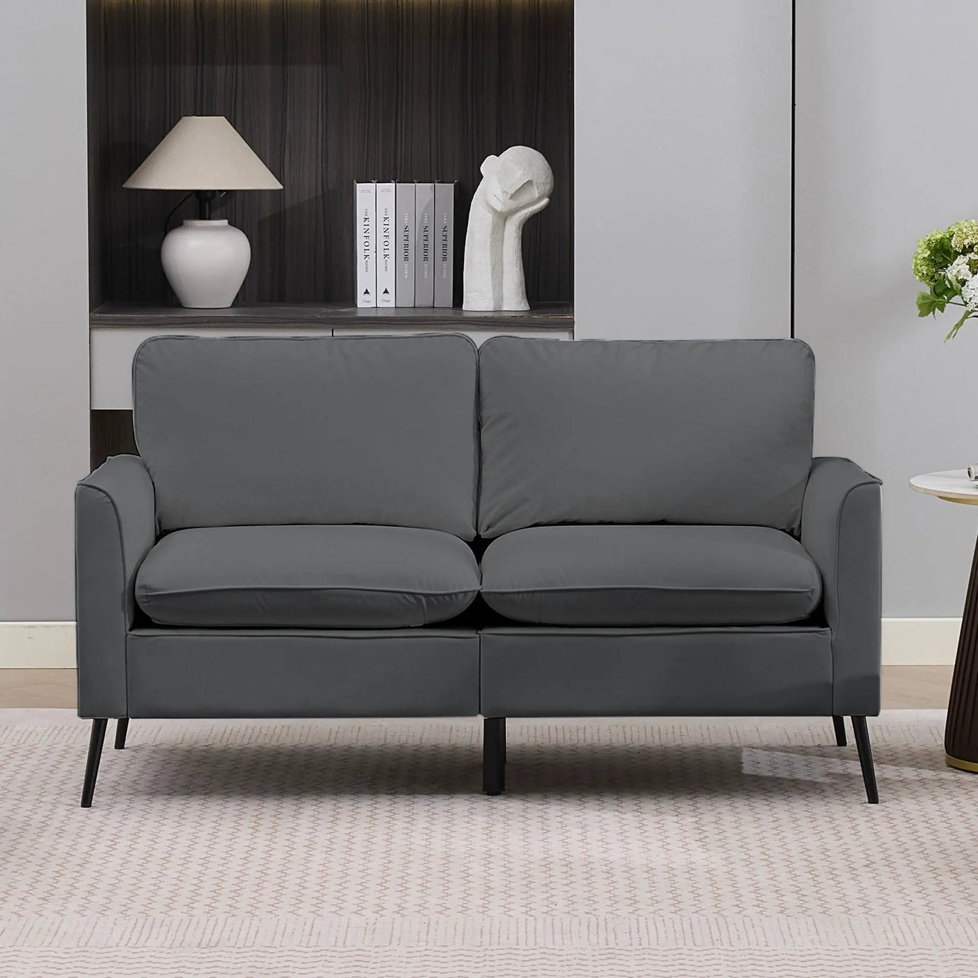 Upholstered Loveseat, For Living Room by HouseOfZazla
