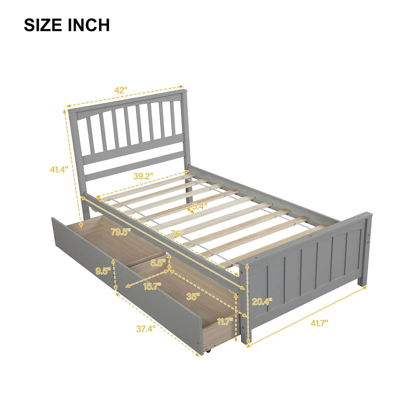 Platform Bed With Two Drawers by HouseOfZazla