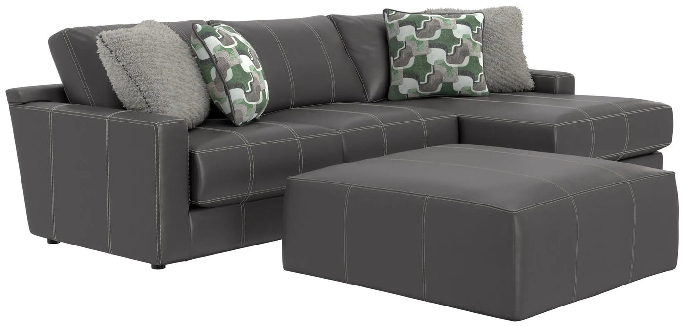 Minori - Italian Leather Sofa / Chaise And Cocktail Ottoman by Unique Piece Furniture