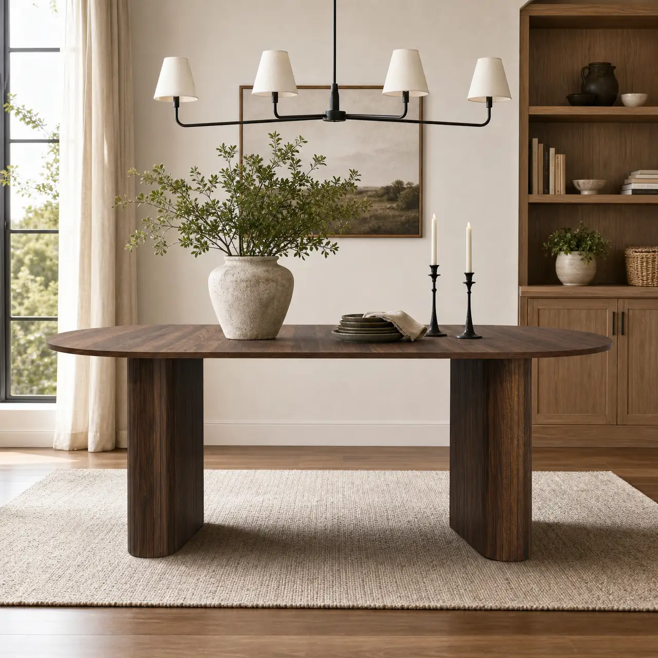 70.8" Oval Dining Table for 4-8 Persons by HouseOfZazla