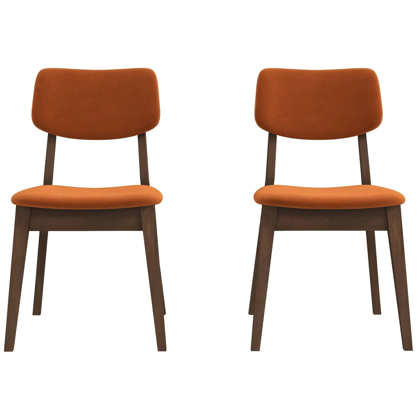 Carlos - Solid Back Side Chair (Set of 2) by HouseOfZazla