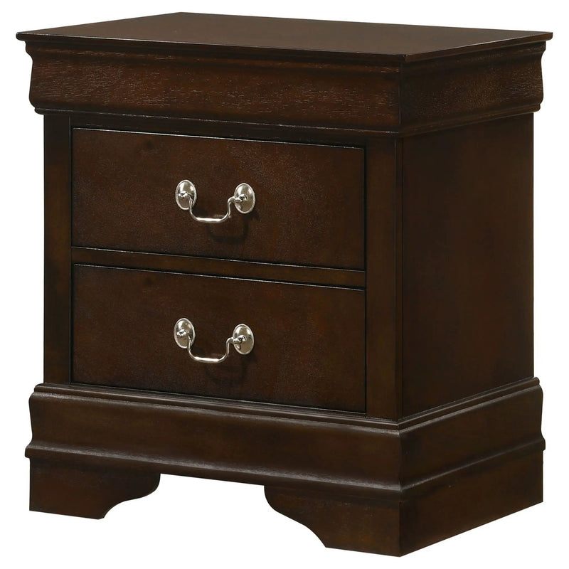 Demetra - 2 Drawer Nightstand - Cappuccino by HouseOfZazla