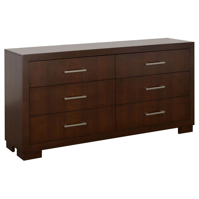 Jessica 5-piece Queen LED Bedroom Set Cappuccino by Unique Piece Furniture