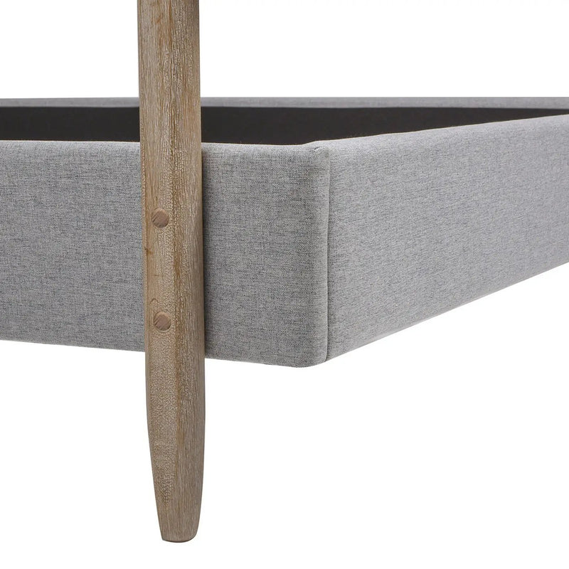 Diego - Low Upholstered Platform Bed by HouseOfZazla