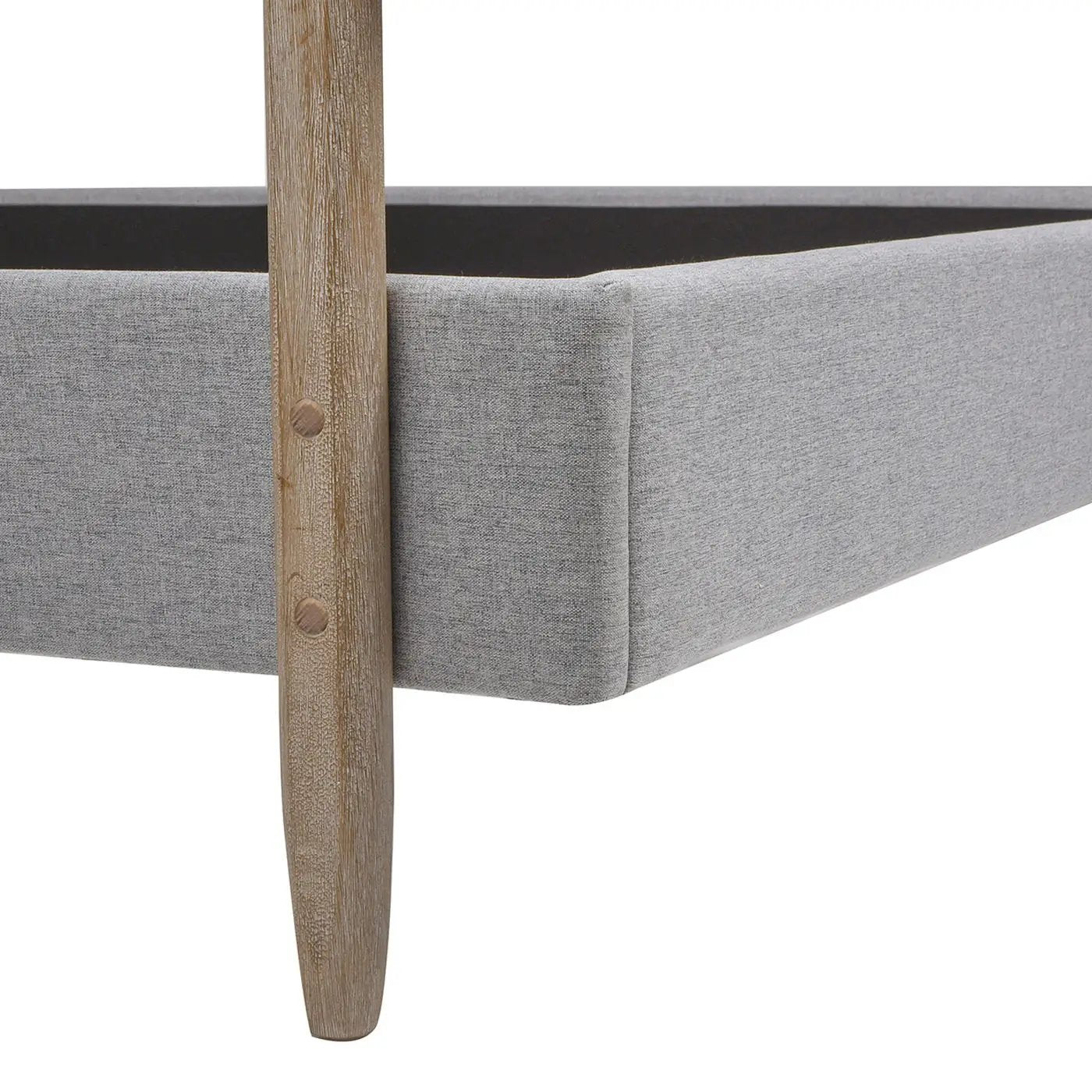 Diego - Low Upholstered Platform Bed by HouseOfZazla