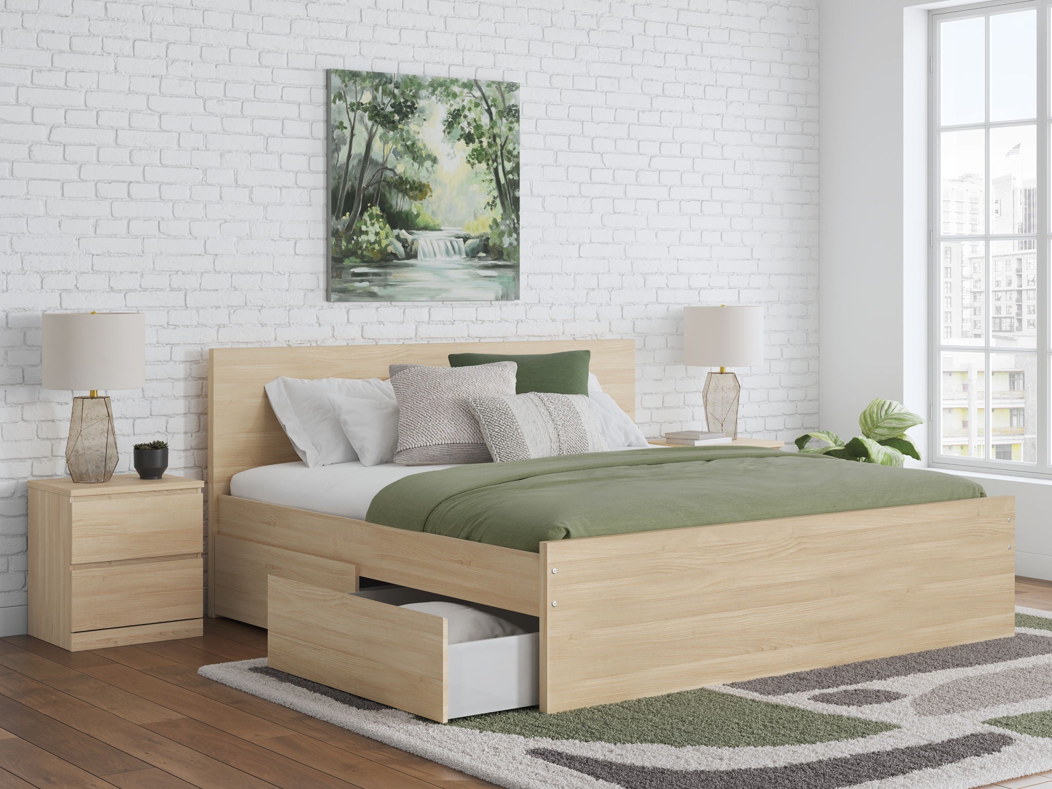 Onita - Panel Platform Bed by Unique Piece Furniture