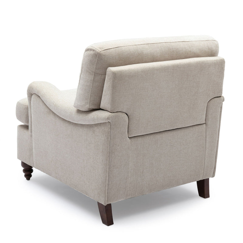 Candor - Arm Chair With English Roll Arms by HouseOfZazla