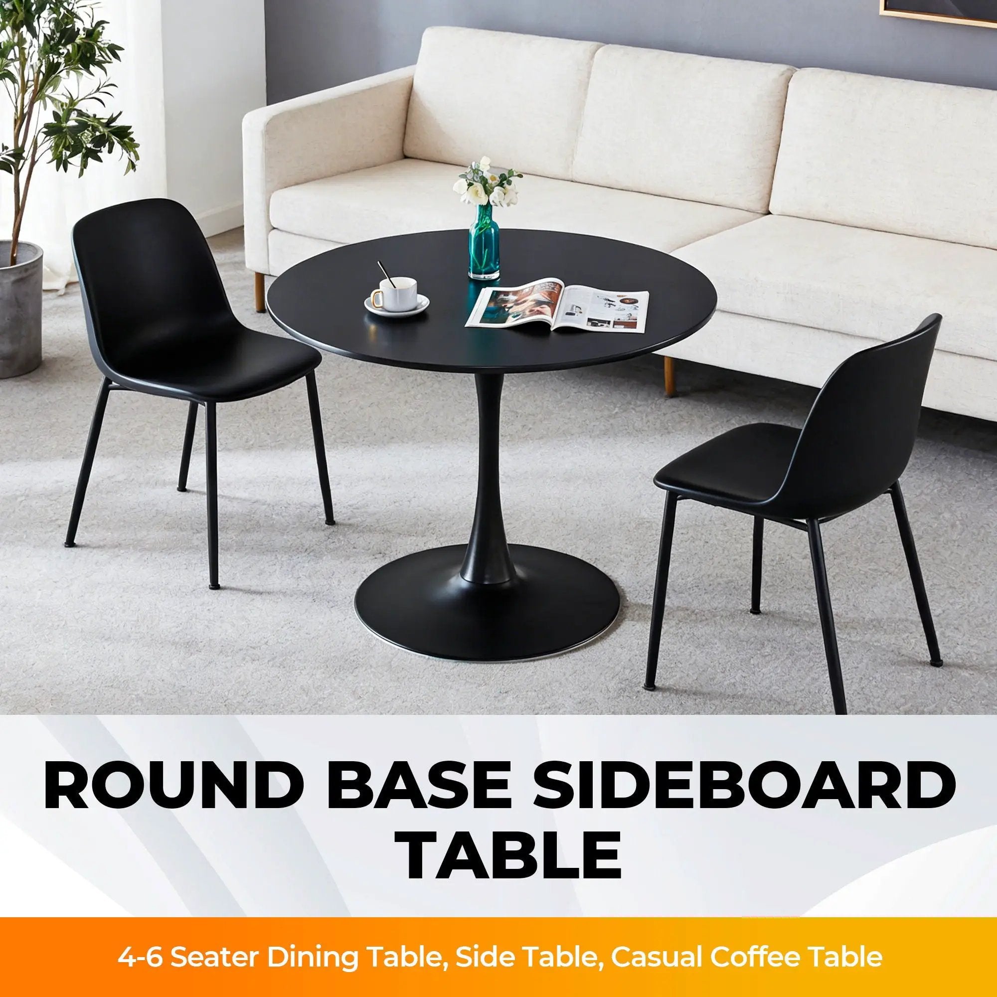 Mid-Century Tulip Dining Table With Round Top by HouseOfZazla