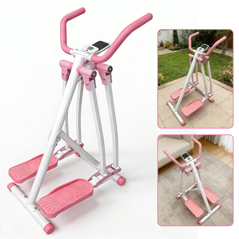Air Walk Elliptical Machine - Foldable Cardio Cross Trainer by HouseOfZazla