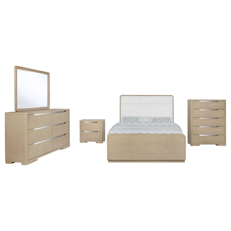 Ladera 5-piece Eastern King Bedroom Set Light Elm by Unique Piece Furniture