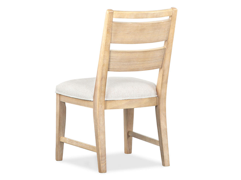 Somerset - Dining Side Chair With Upholstered Seat (Set of 2) - Butternut and Omari Natural, photo 5 of 7