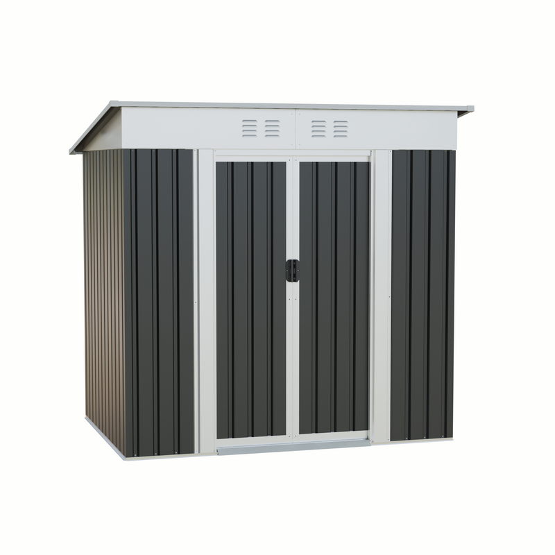 6x4 Ft Garden Shed for Patio and Outdoor Storage by HouseOfZazla