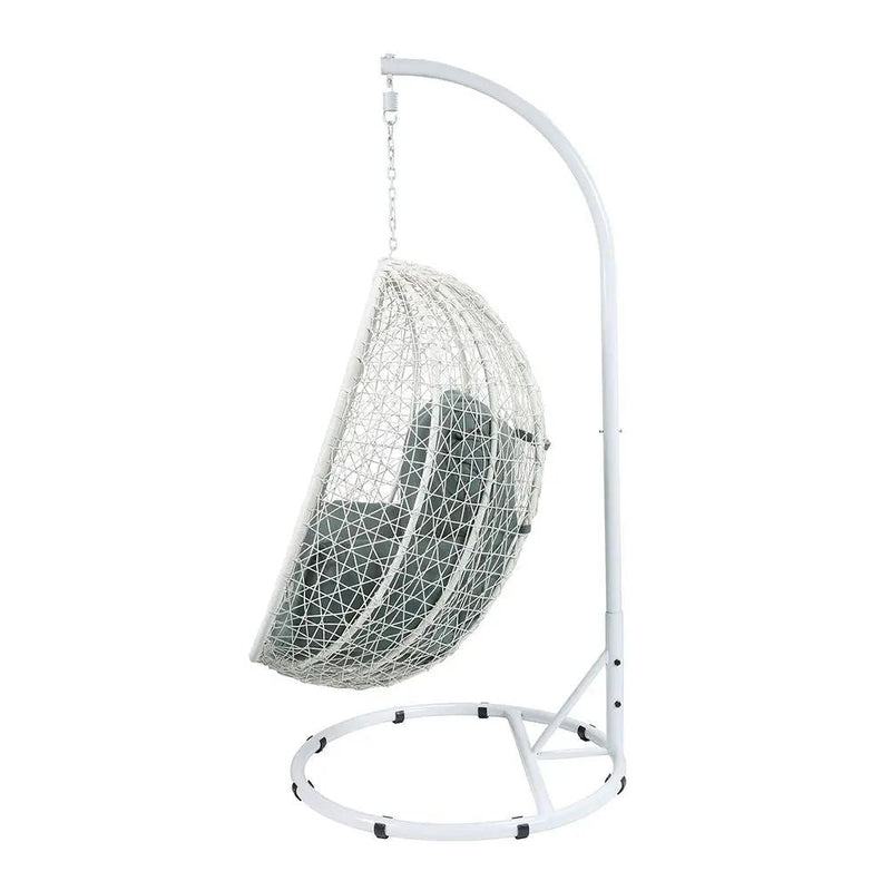 Simona - Patio Swing Chair with Stand by Unique Piece Furniture