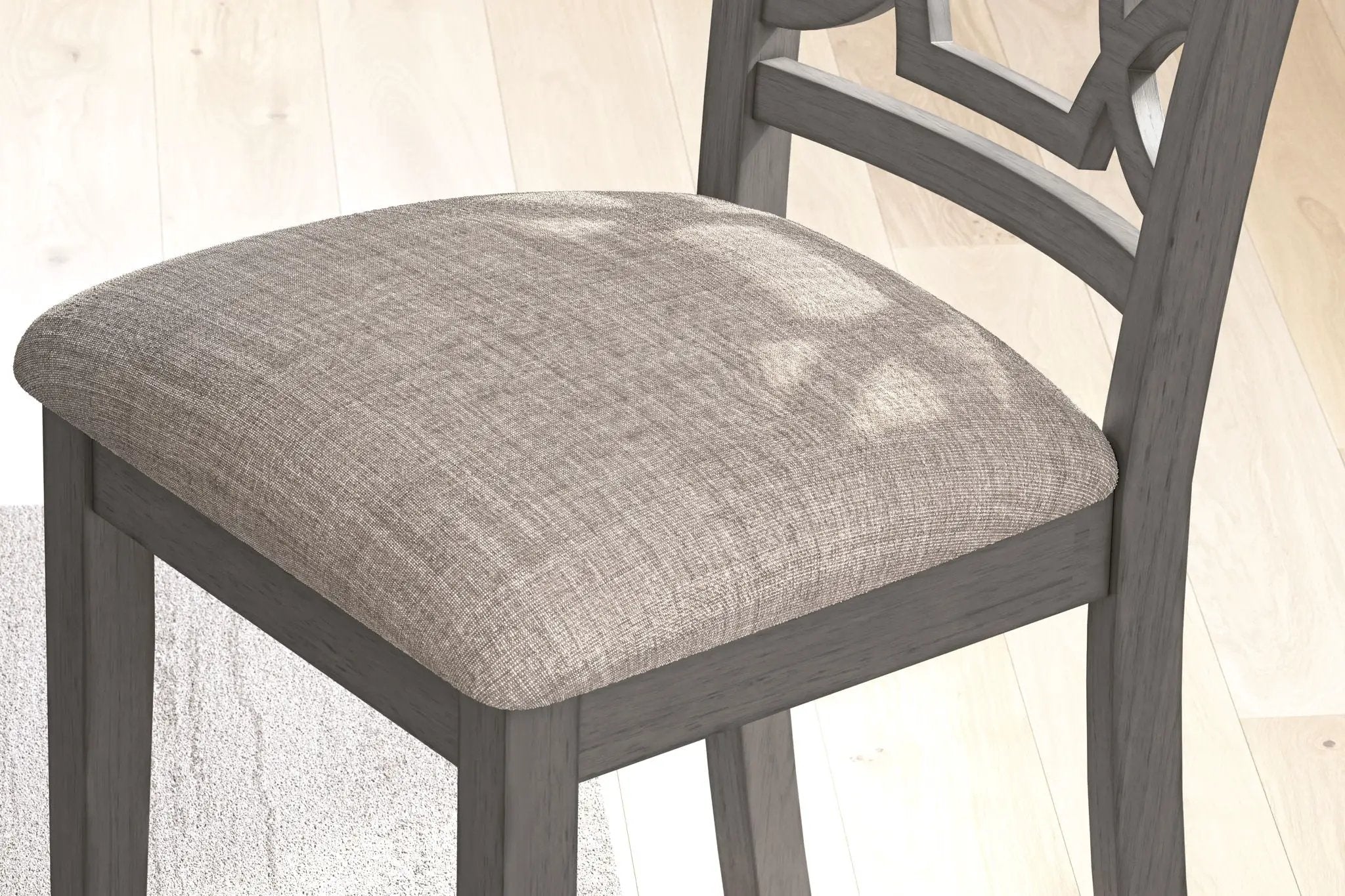Wrenning - Dining Room Table Set (Set of 6) - Gray by Unique Piece Furniture