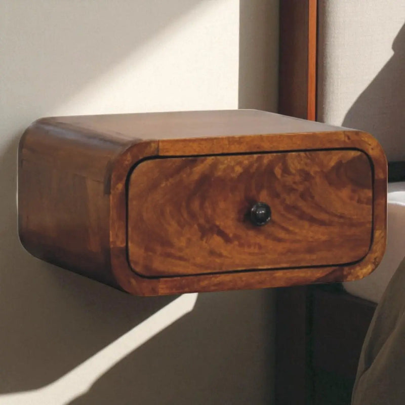Avora - Wall Mounted 1 Drawer Nightstand by HouseOfZazla