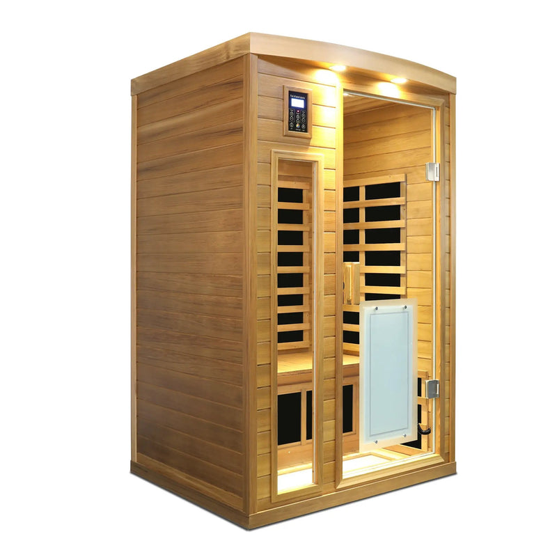 Low EMF Two Person Far Infrared Sauna by HouseOfZazla