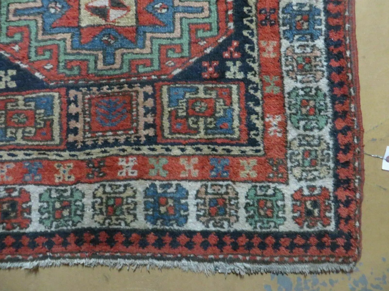 3 '4" X 10' Vintage Handmade Turkish Kazak Caucasian Wool Runner Rug Red Nice by Jewel Rugs