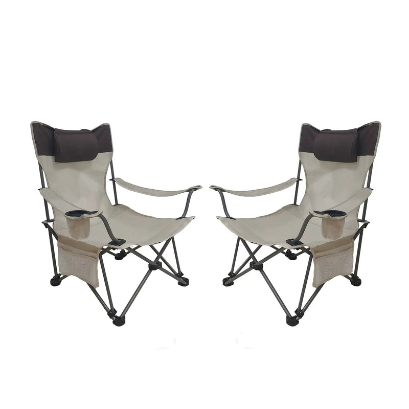 2PCS Outdoor Camping Chairs by HouseOfZazla