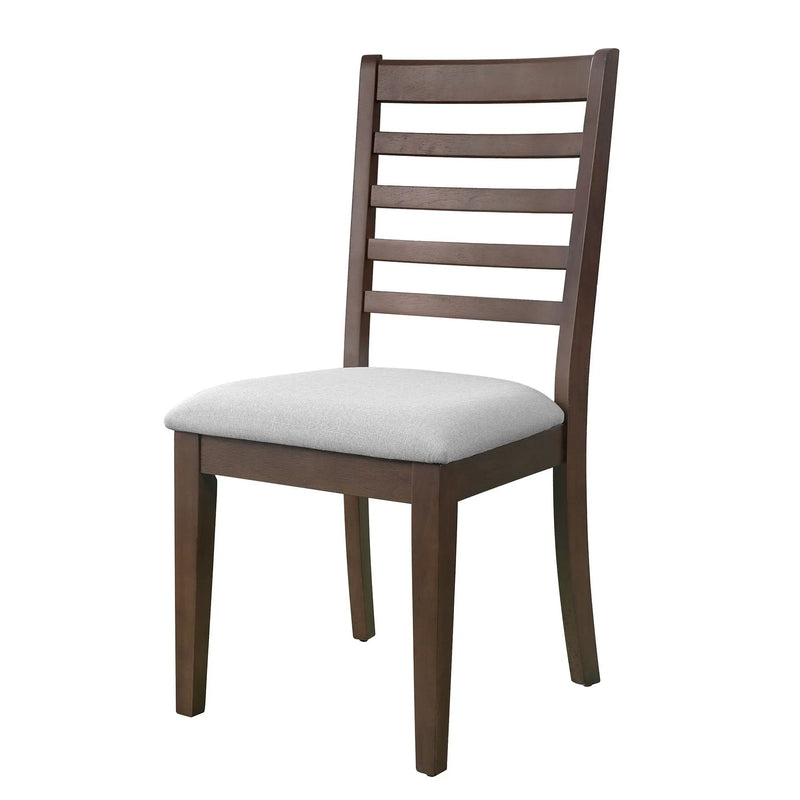 Upholstered Armless Chairs With High Ladder Back by HouseOfZazla