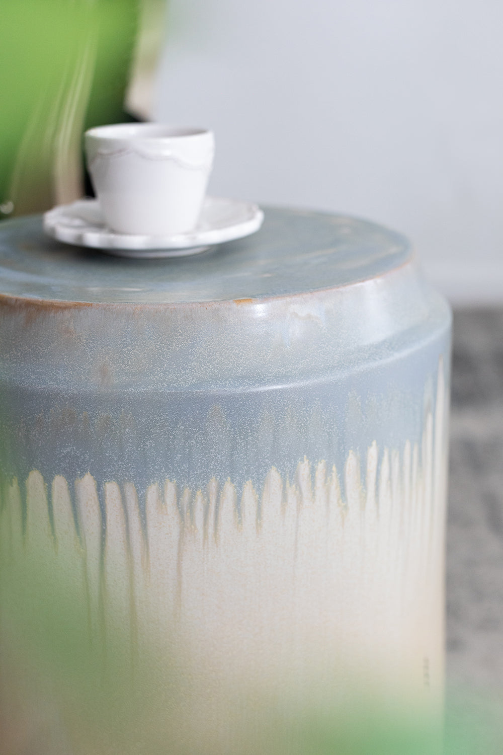 Florence Reactive Glaze Ceramic Garden Stool, photo 9 of 10