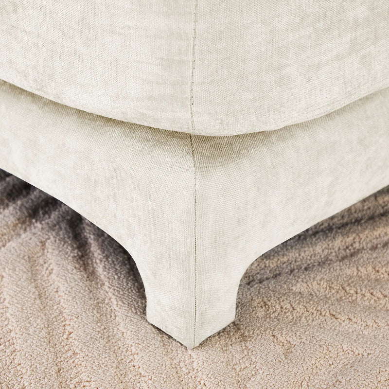 Elegant Sofa With Ergonomic Design And Lumbar Pillows