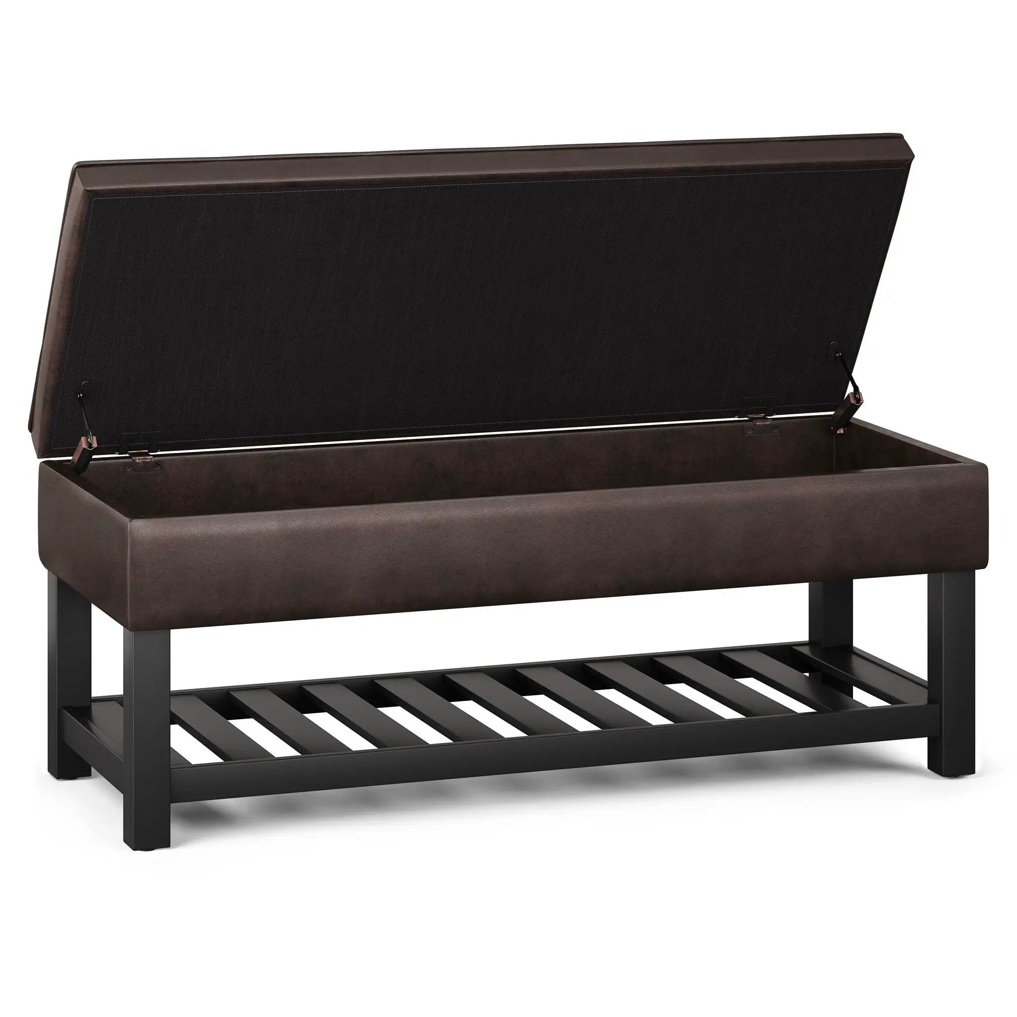 Cosmopolitan - Storage Ottoman Bench With Open Bottom by Unique Piece Furniture