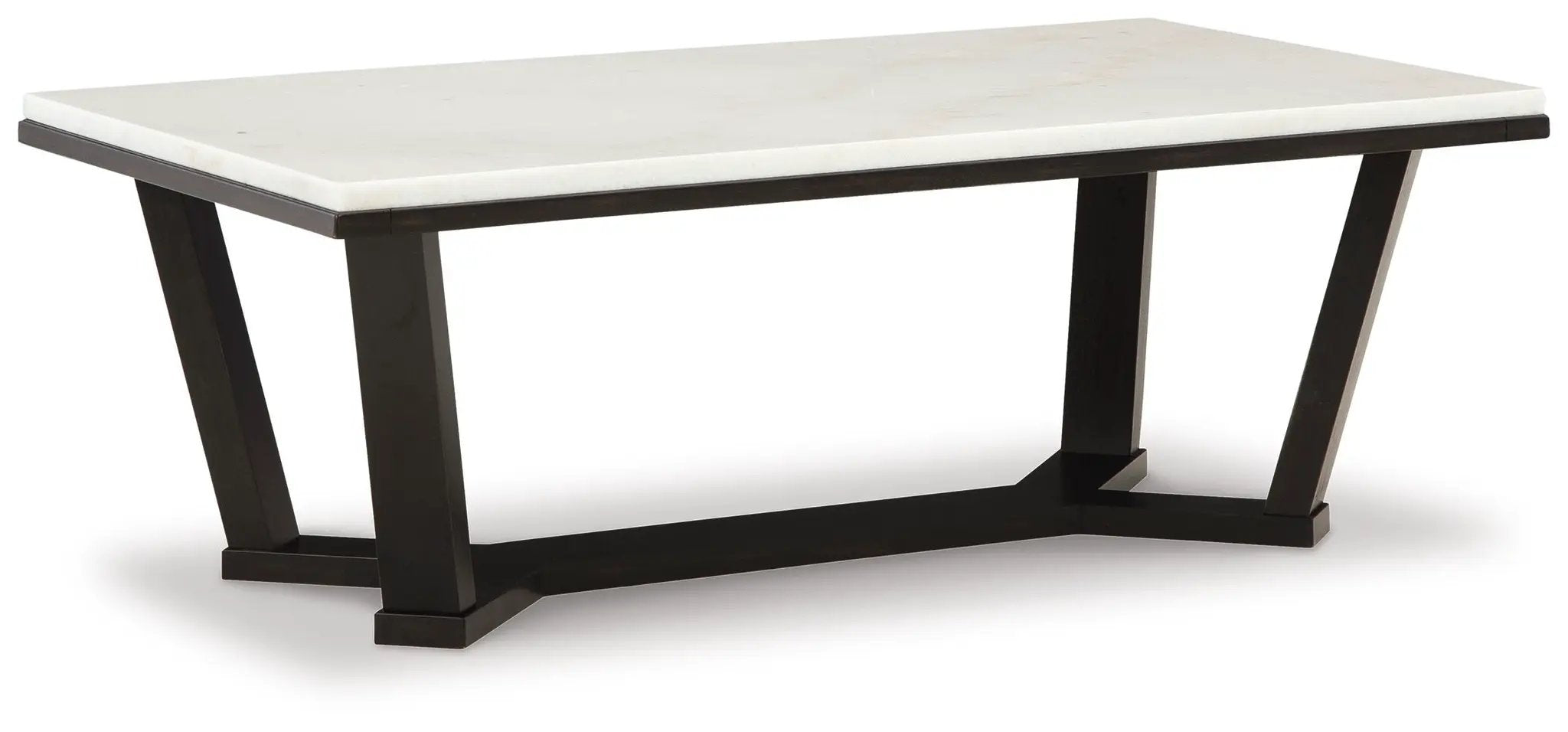 Fostead - Rectangular Cocktail Table - White / Espresso by Unique Piece Furniture