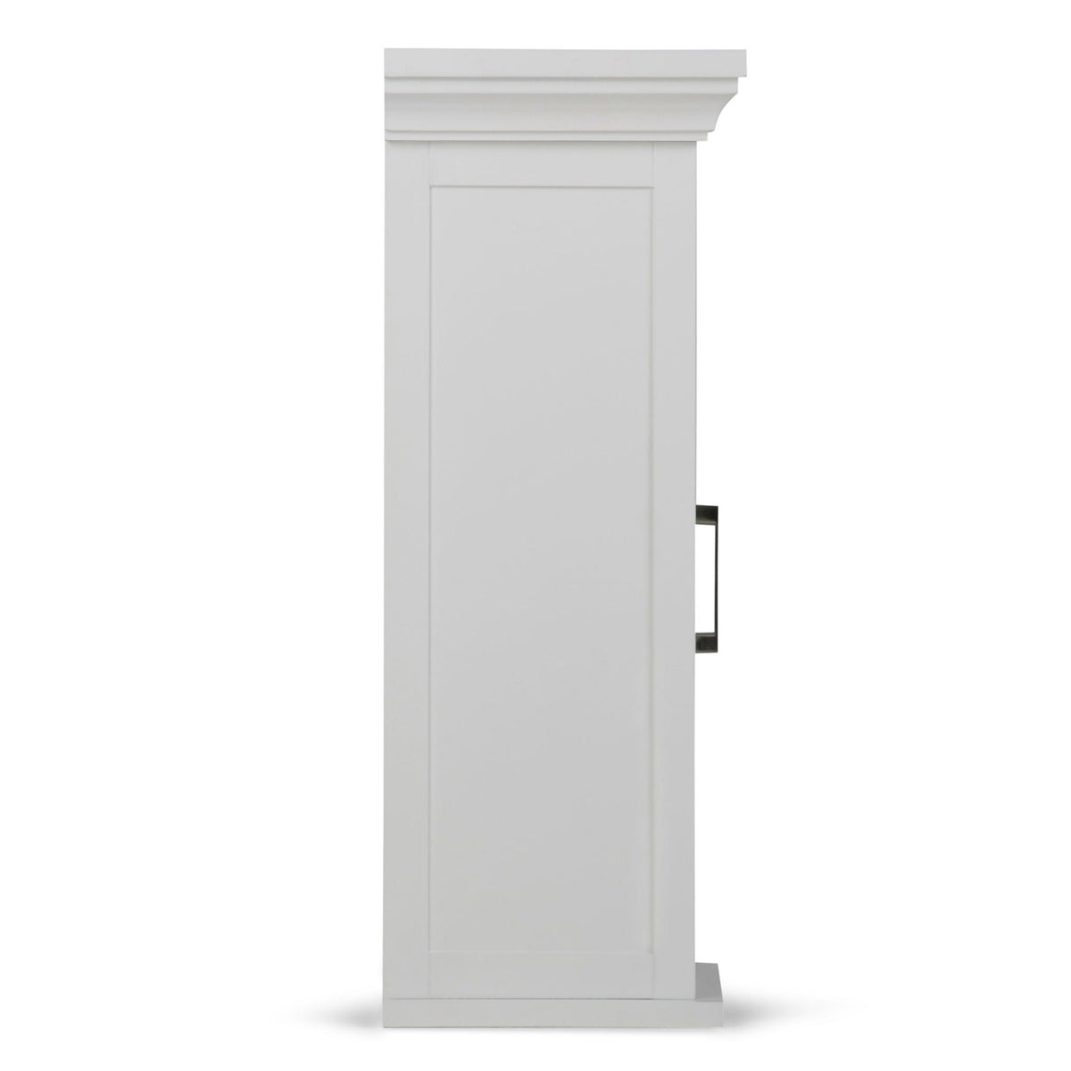 Pure White Single Door Wall Cabinet with Adjustable Shelf - White, photo 5 of 9