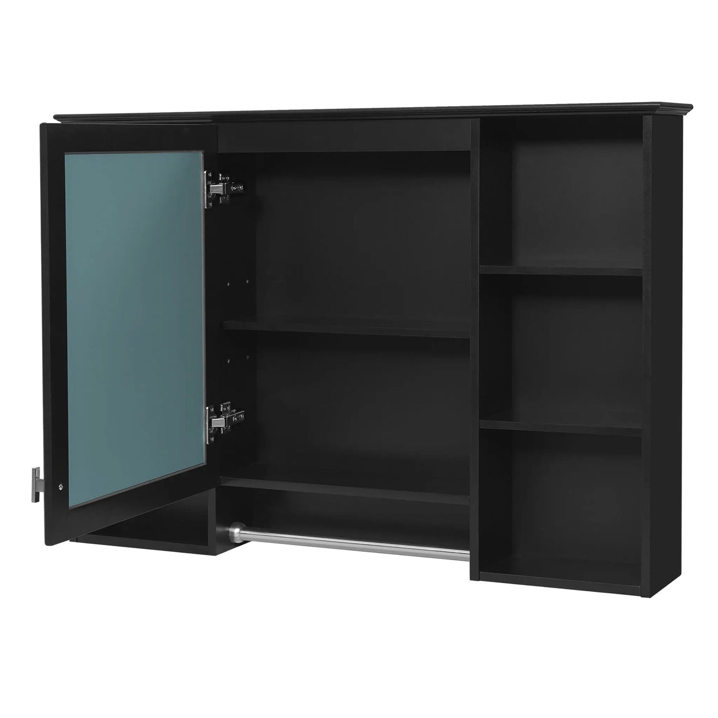 3 In 1 Modern Bathroom Mirror Cabinet With Adjustable Shelf by HouseOfZazla