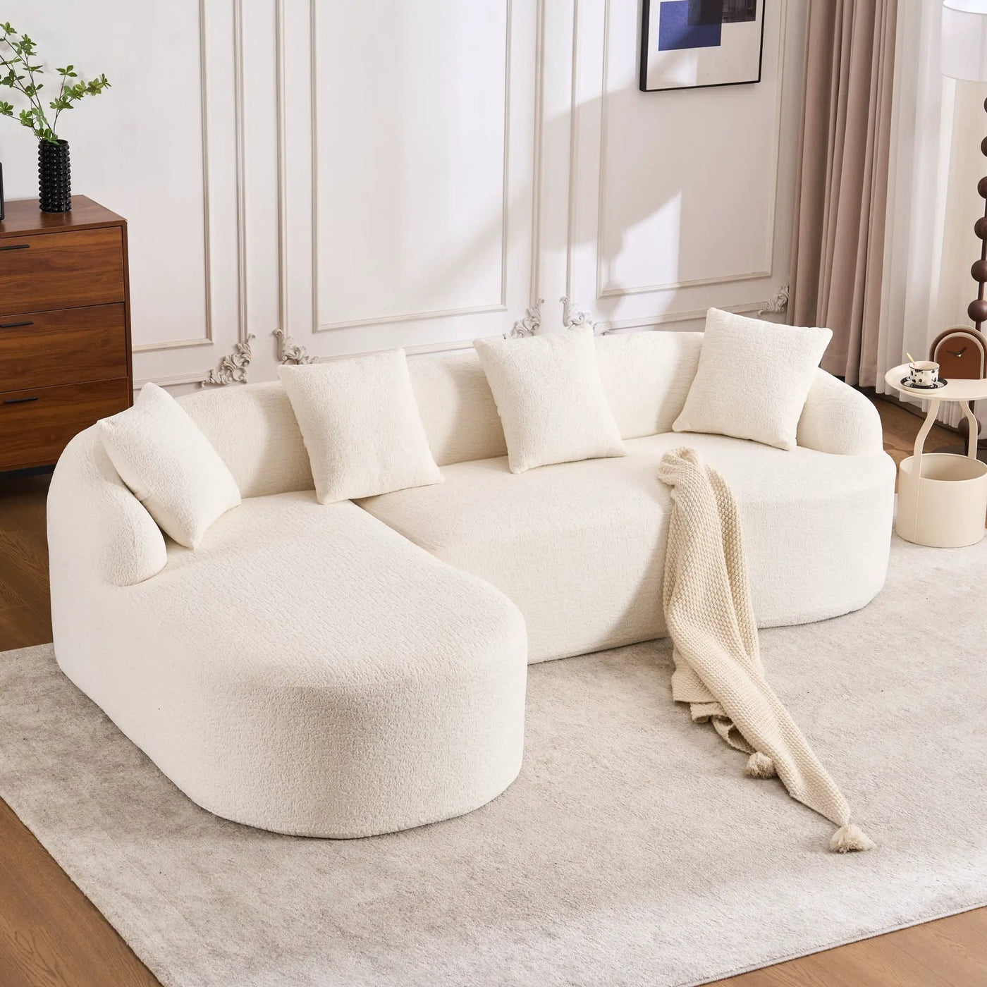 Combined Sofa With 4 Pillows by HouseOfZazla