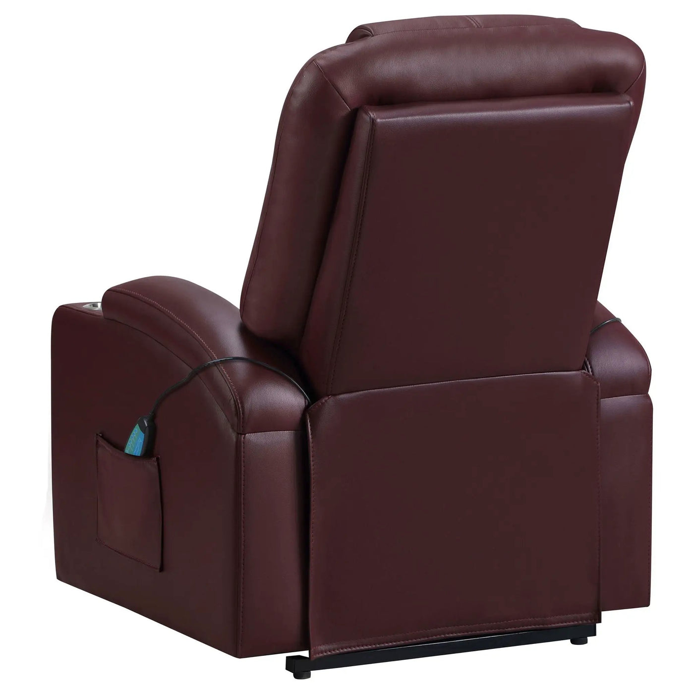 Macklin - Power Lift Massage Recliner With Heat And Dual Cupholders by Unique Piece Furniture