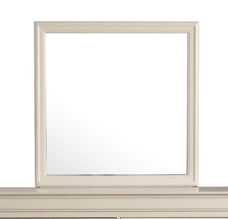 Traditional Wall Mirror with Wood Veneer Frame - Multiple Colors, photo 30 of 40