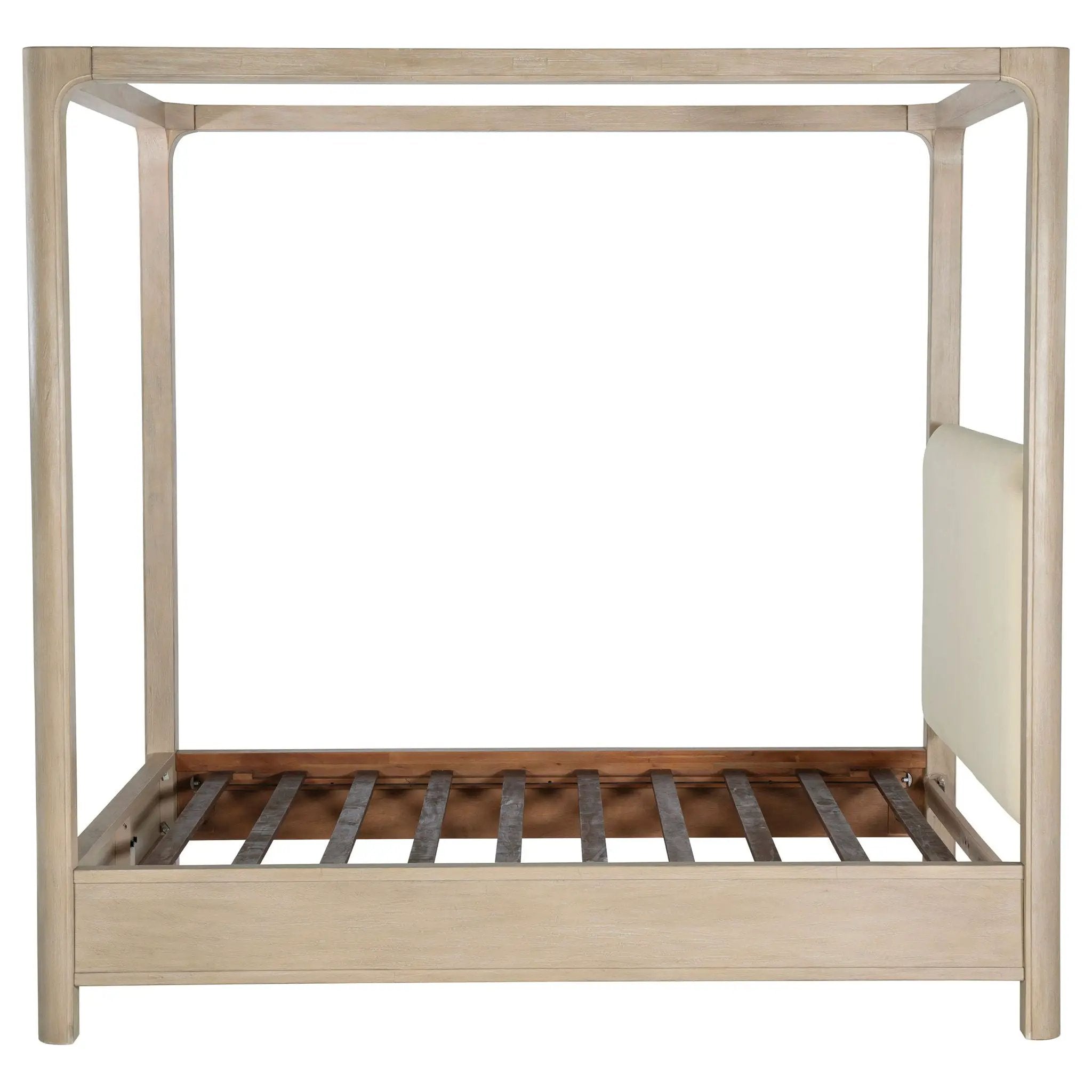 Solano 85-inch Queen Canopy Bed Weathered Mango by Unique Piece Furniture