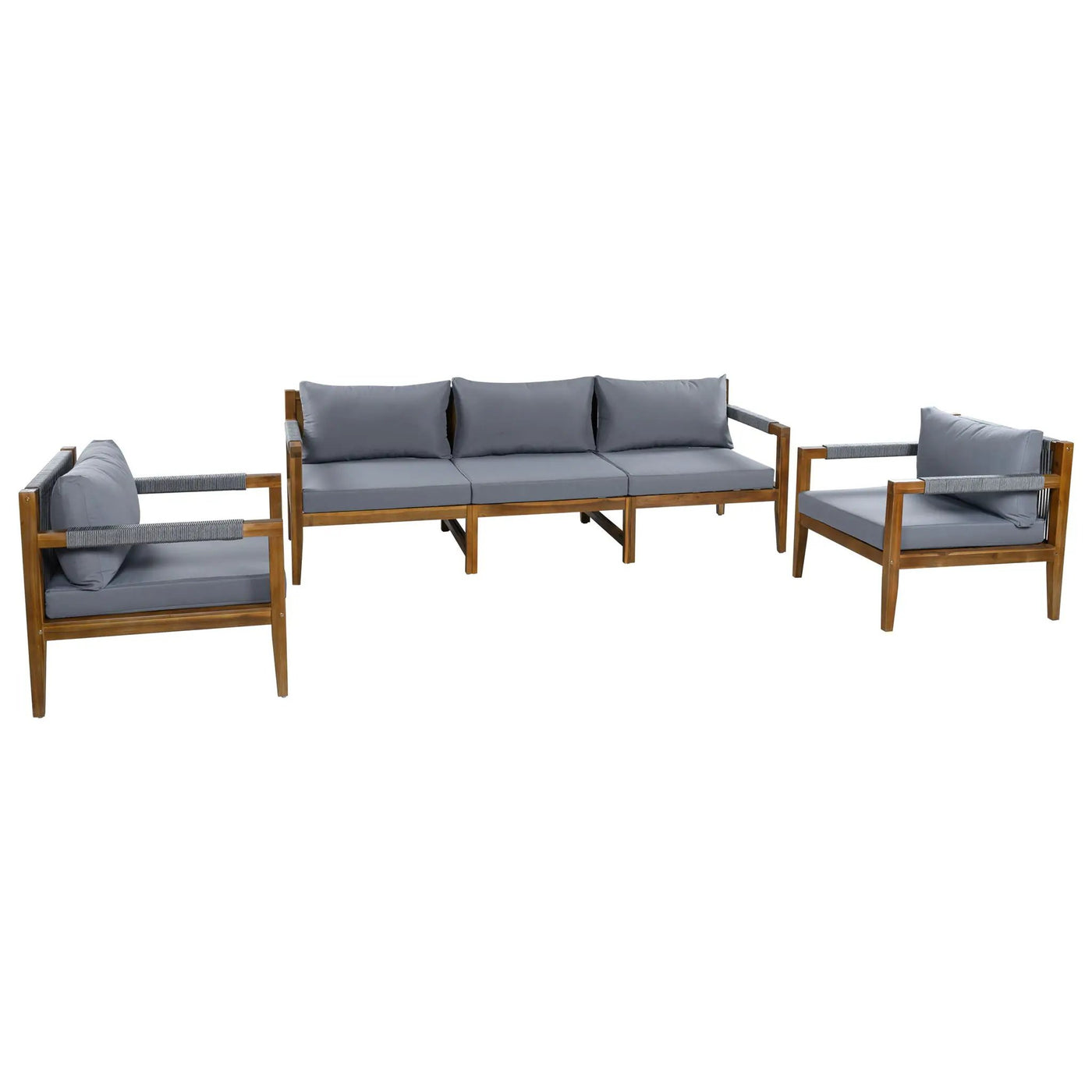 3 Piece Outdoor Sectional Sofa Set by HouseOfZazla