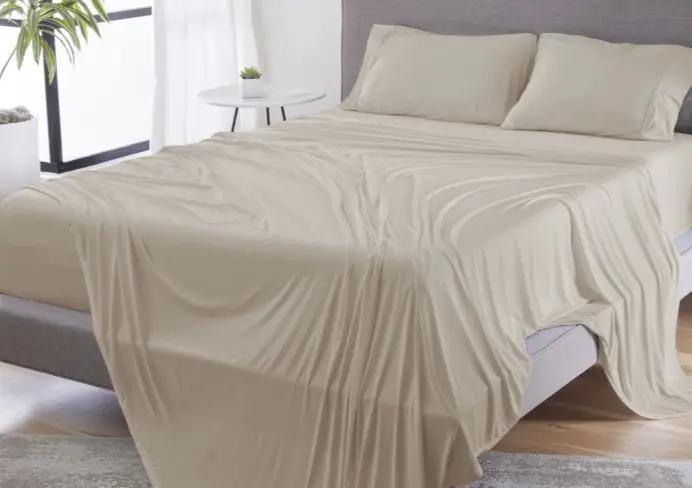 BedGear Dri-Tec Sheet Set, Beige, Split Head King by HouseOfZazla