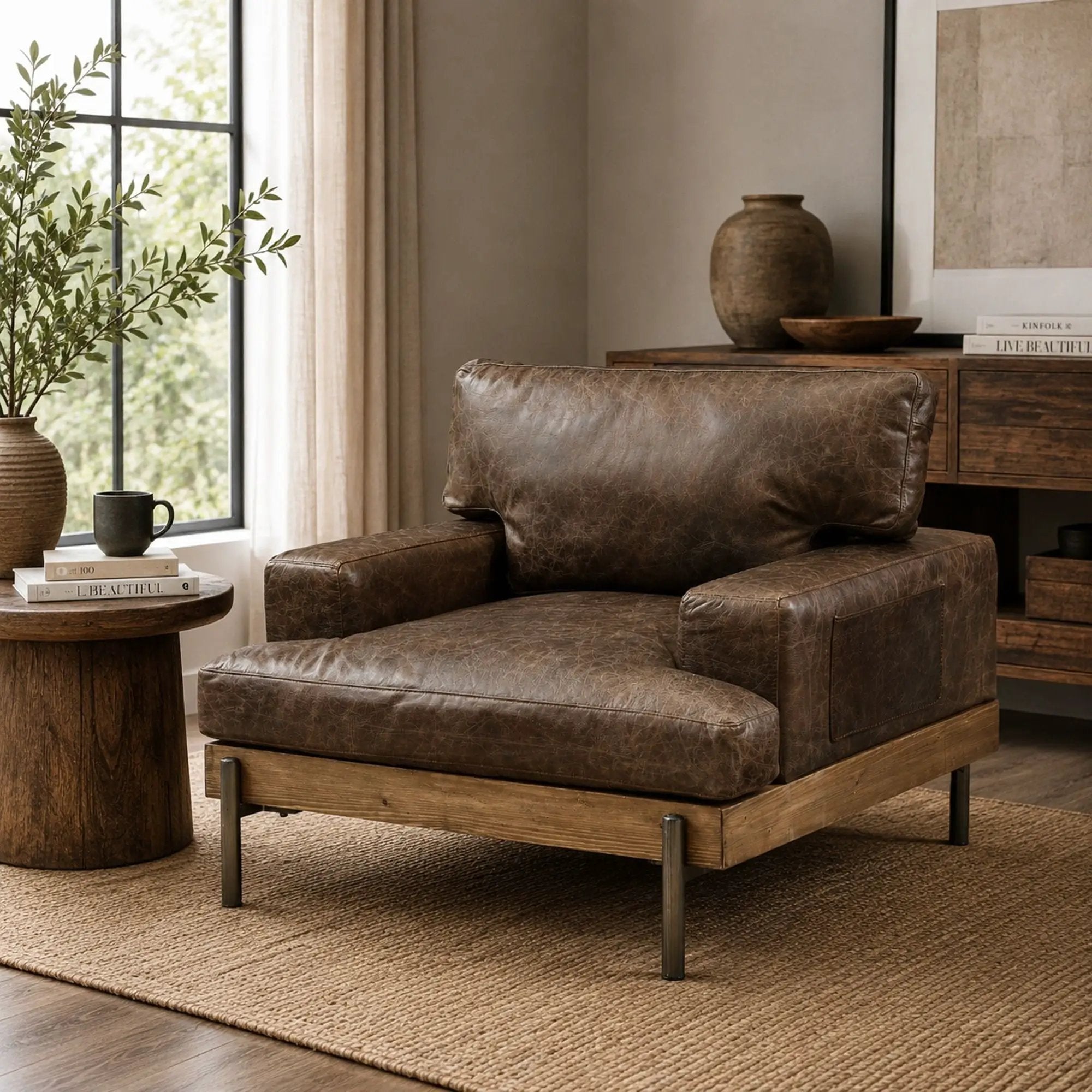 Silchester - Chair - Chocolate / Oak by HouseOfZazla