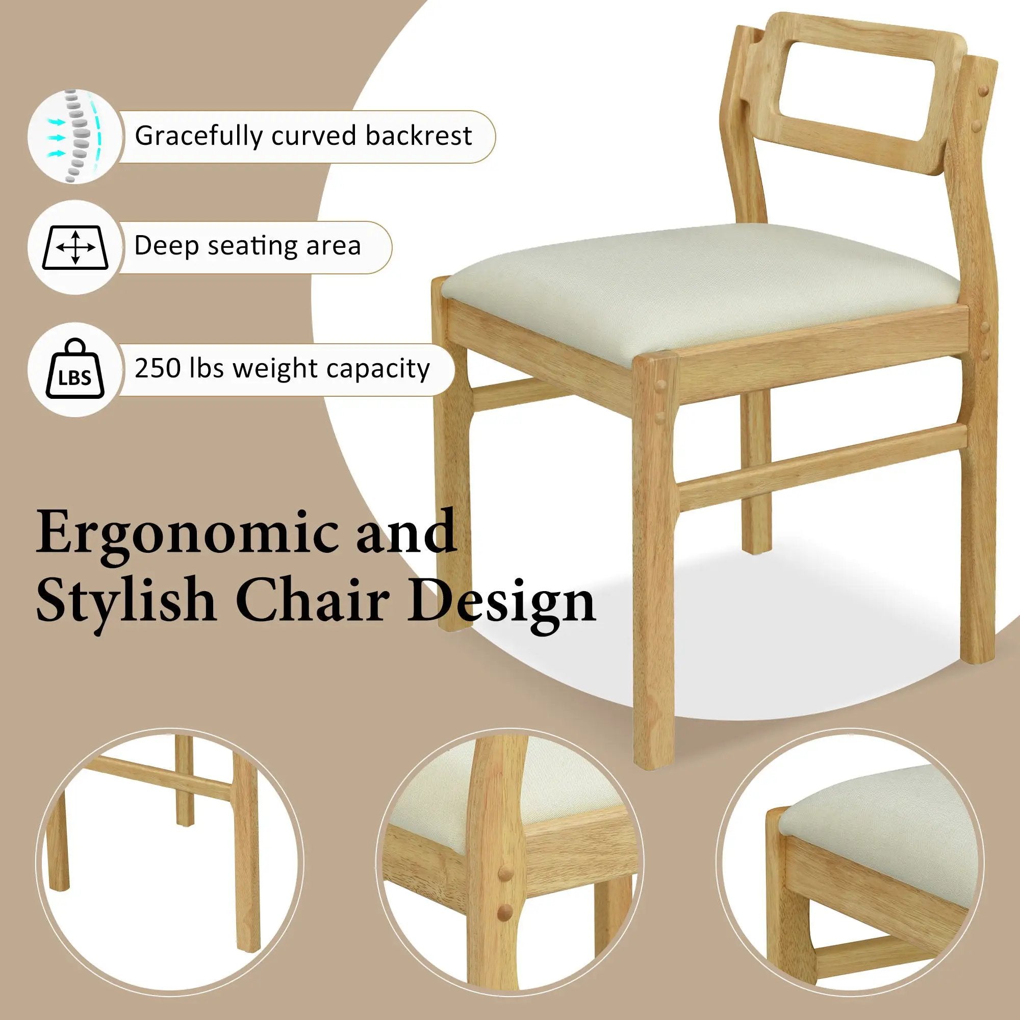 5 Piece Extendable Wood Square Dining Table Set With 2 Drop Leaves by HouseOfZazla