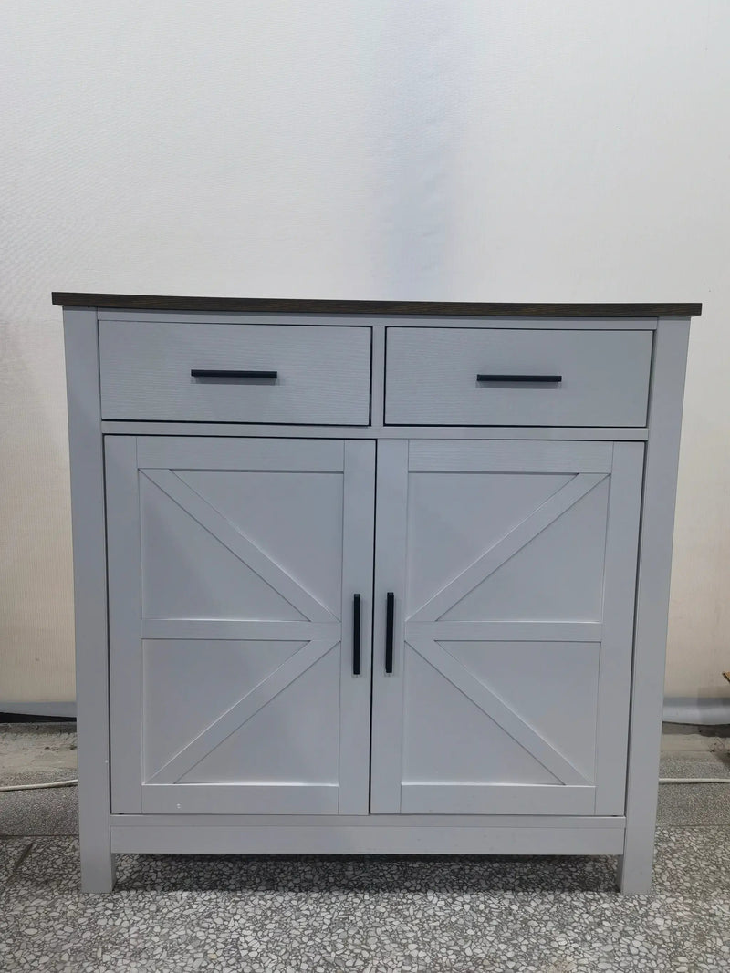 Modern Farmhouse Kitchen Storage Cabinet by HouseOfZazla