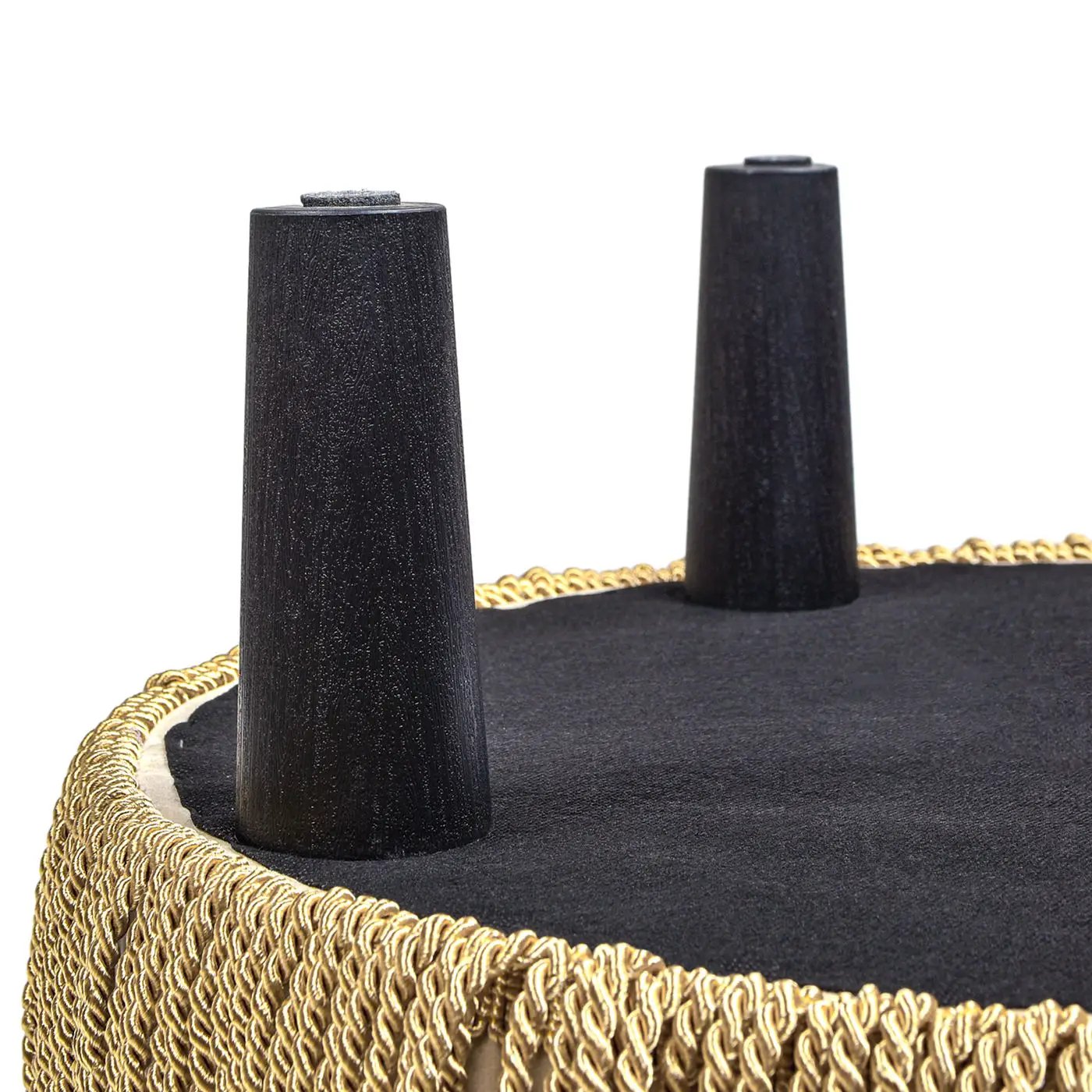 Yolanda - Round Upholstered Accent Ottoman by HouseOfZazla