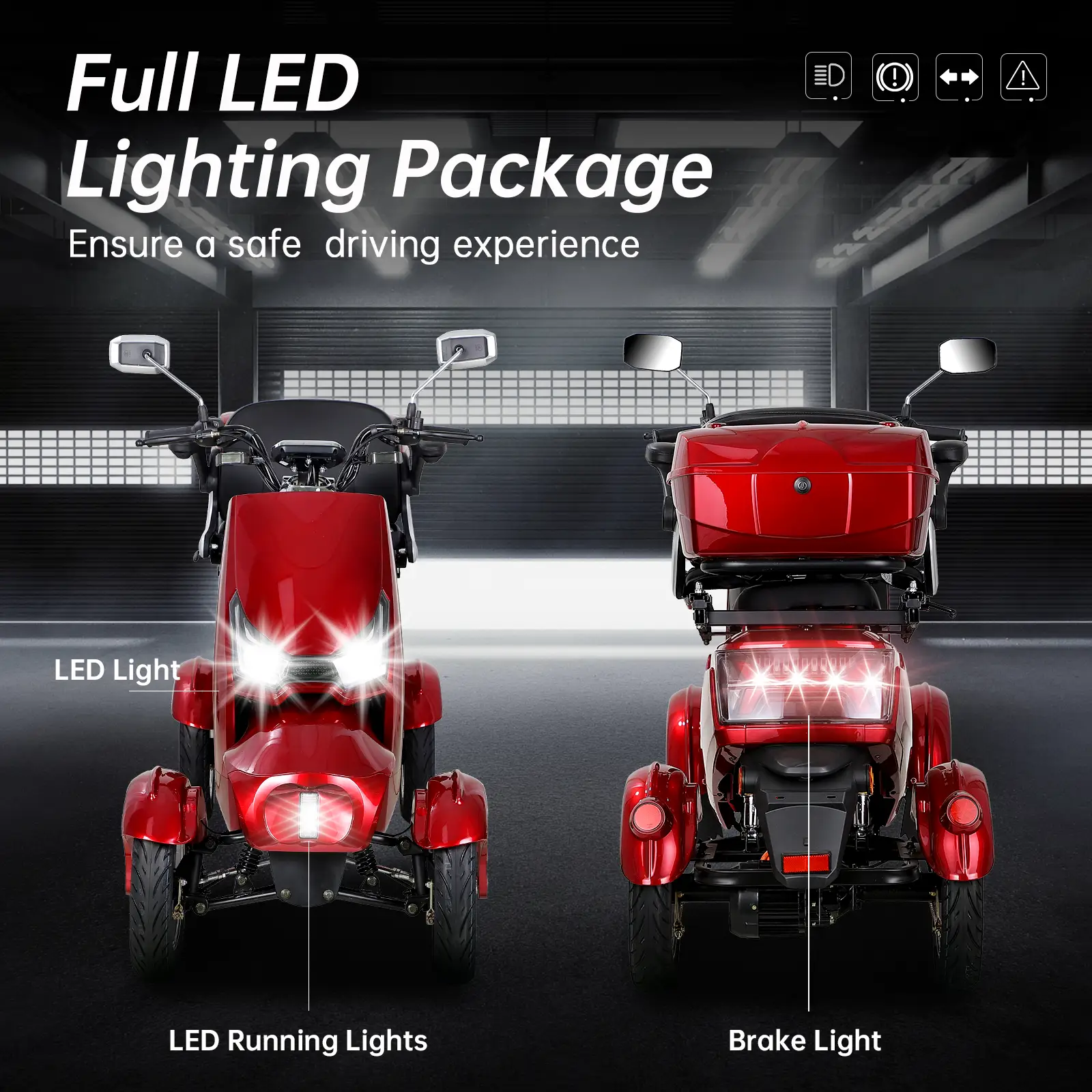 Electric Mobility Scooter with Big Size and High Power by HouseOfZazla