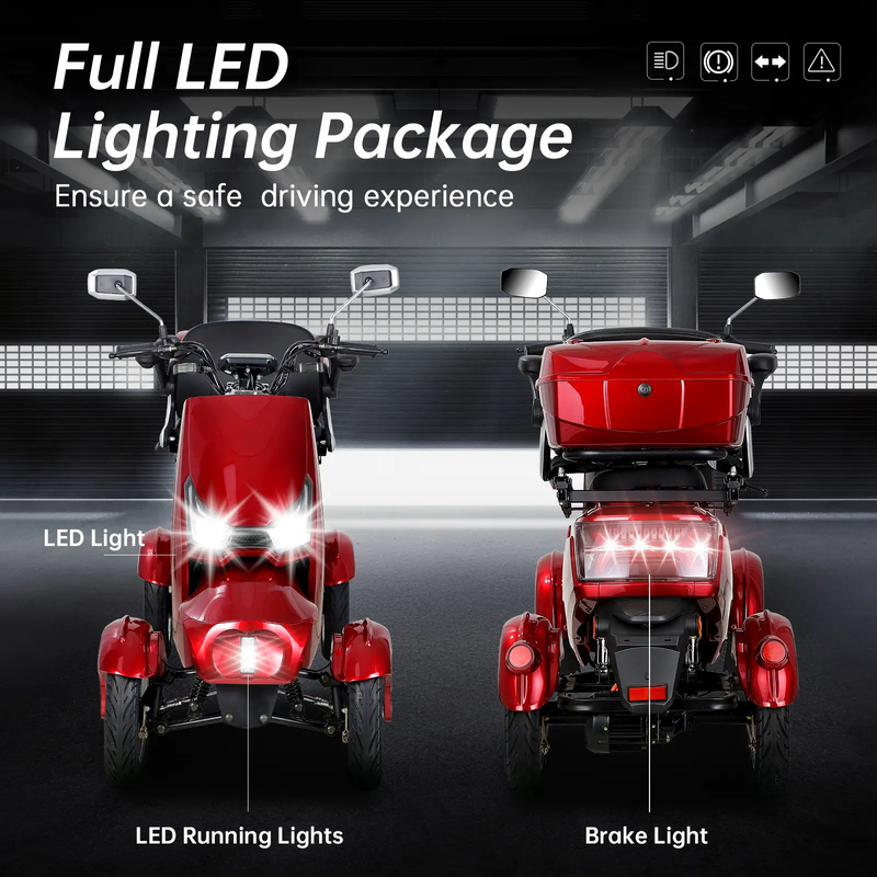 Electric Mobility Scooter with Big Size and High Power by HouseOfZazla