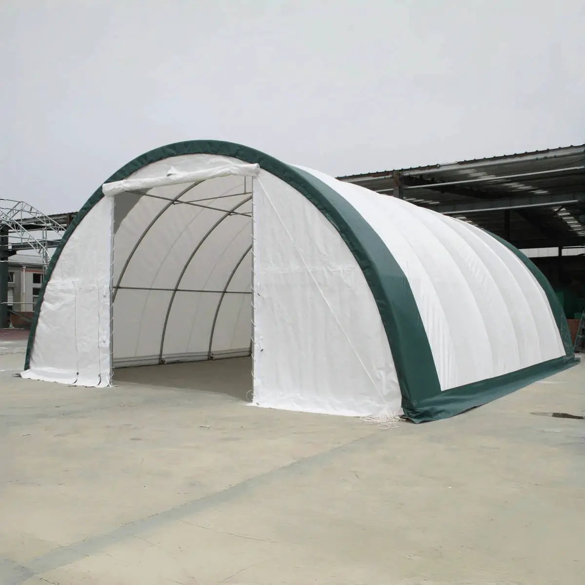 Single Truss Arch Storage PE Shelter by HouseOfZazla