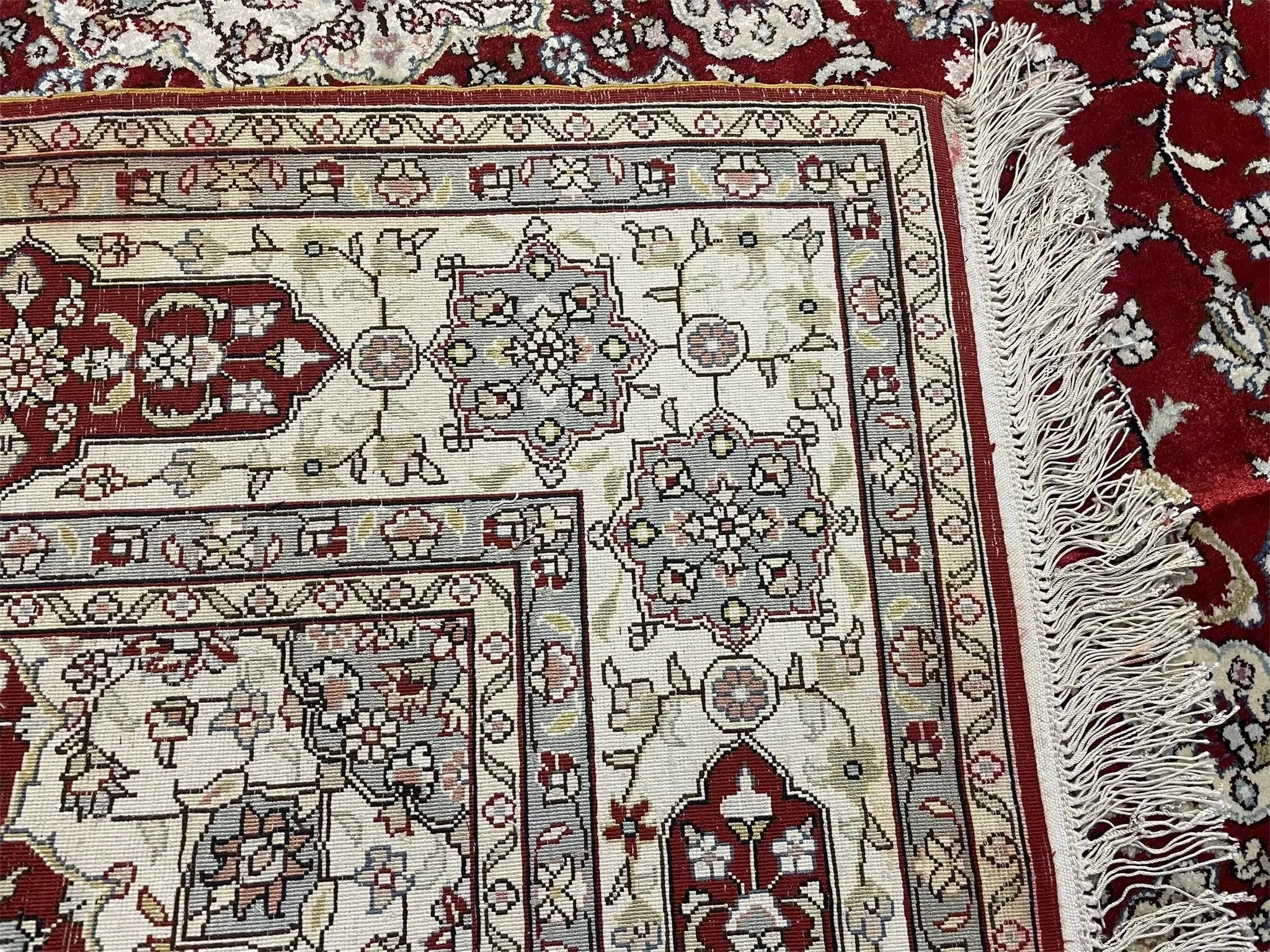 4' X 6' Vintage Fine Handmade Chinese Oriental Silk Rug 400 KPSI Wow by Jewel Rugs