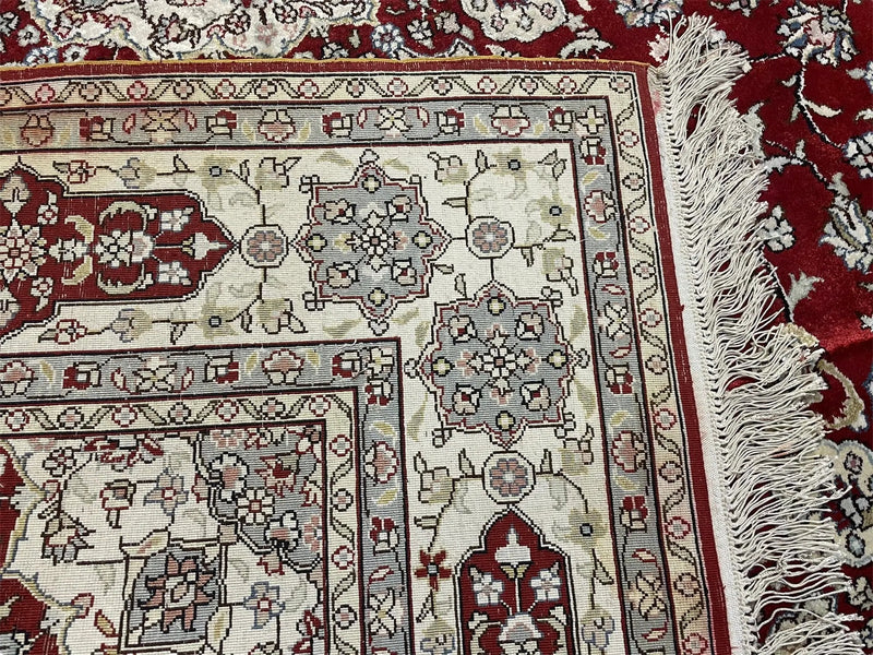 4' X 6' Vintage Fine Handmade Chinese Oriental Silk Rug 400 KPSI Wow by Jewel Rugs