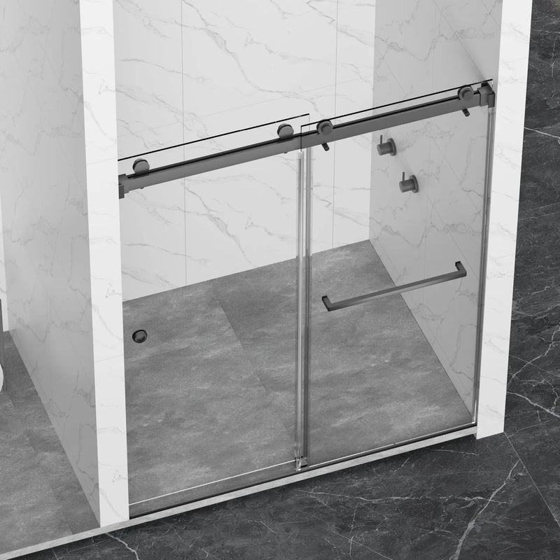 Frameless Shower Door - Double Sliding Design by HouseOfZazla