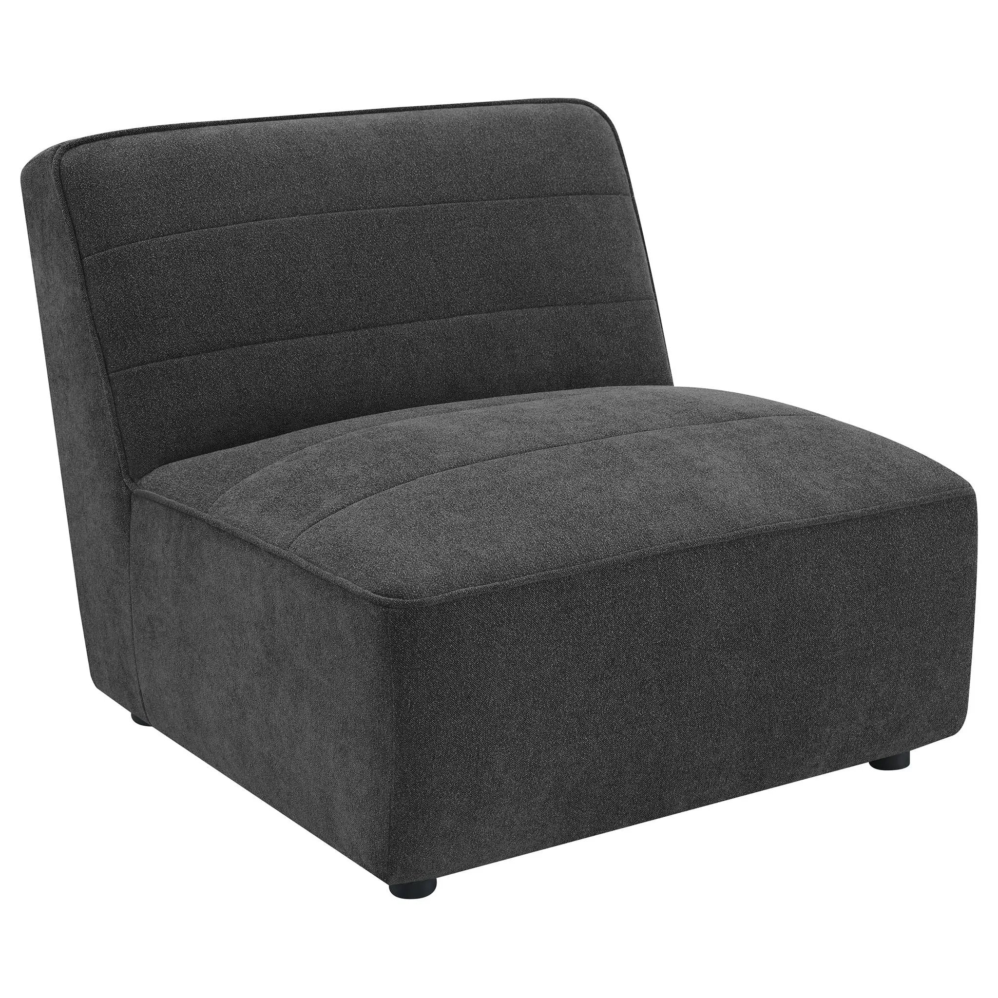 Sunny 6-piece Upholstered Modular Sectional Sofa Charcoal by Unique Piece Furniture