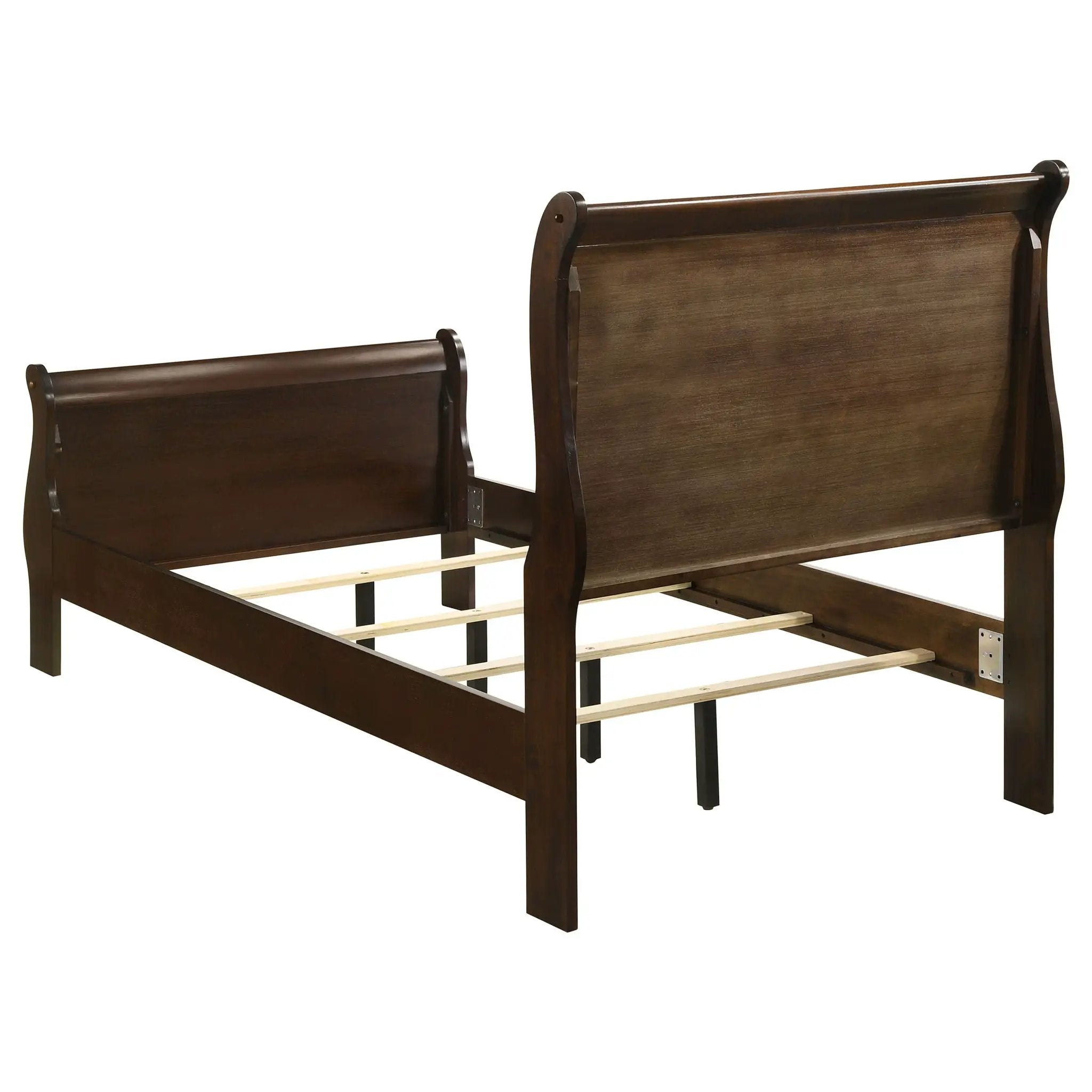 Louis Philippe 4-piece Twin Bedroom Set Cappuccino by Unique Piece Furniture
