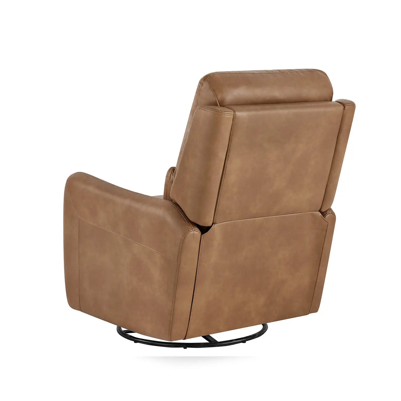 Dublin 30" Swivel Power Recliner Arm Chair Saddle by HouseOfZazla